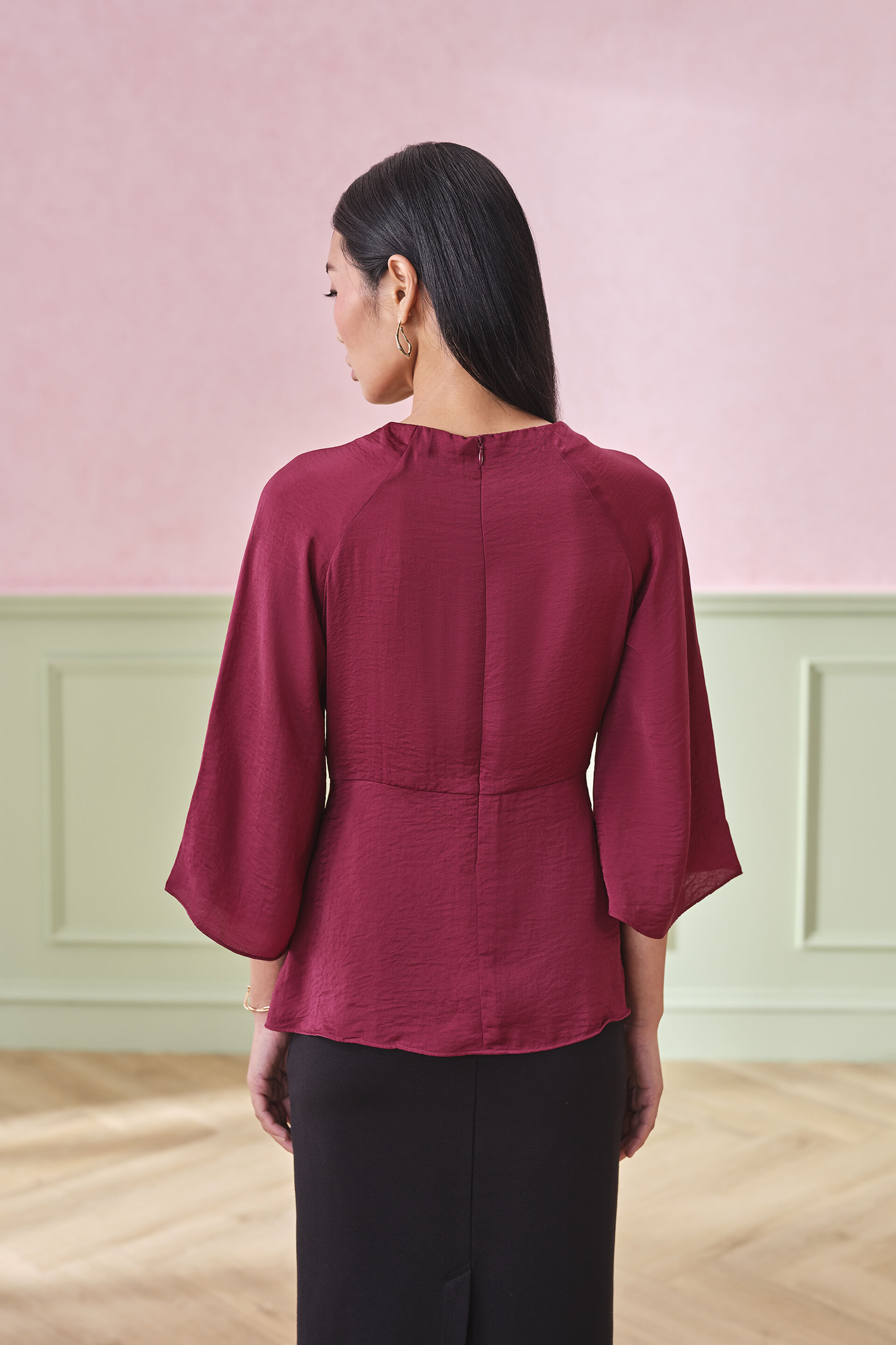 Maroon Muse Top, Maroon, image 5